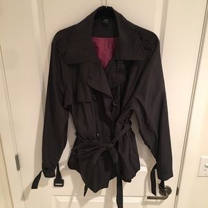Torrid Belted Half Trench Pocketed Jacket